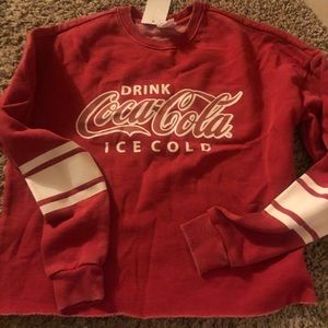 Coca Cola sweatshirt. Xs brand new with tags.
